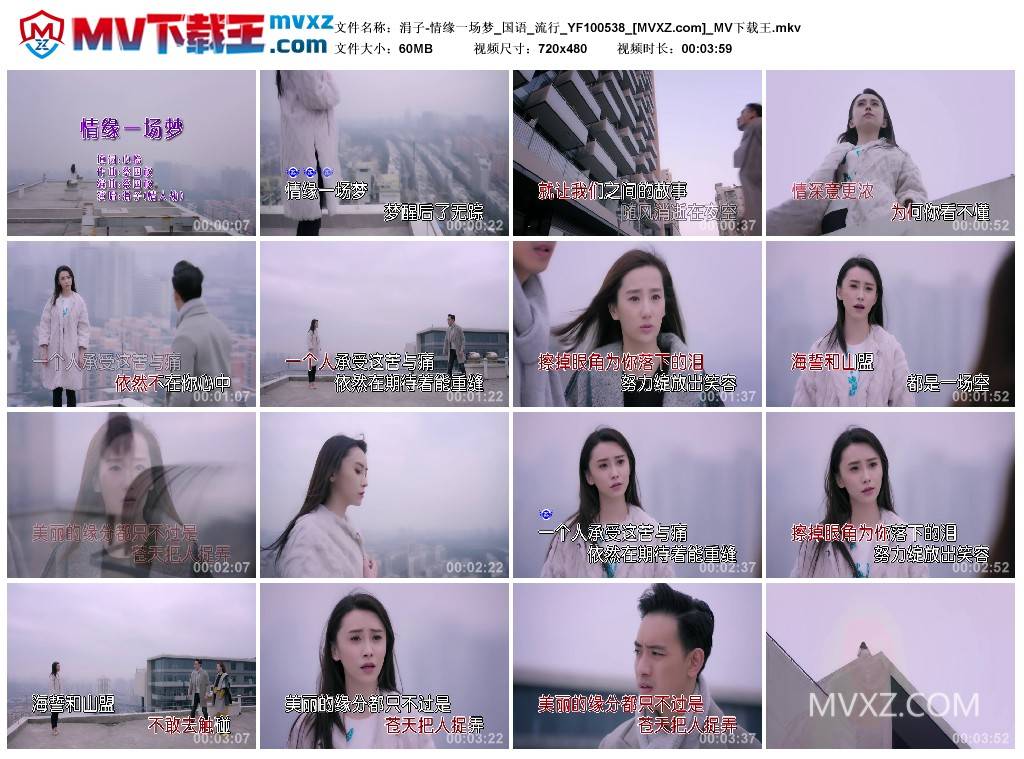 涓子-情缘一场梦_国语_流行_YF100538